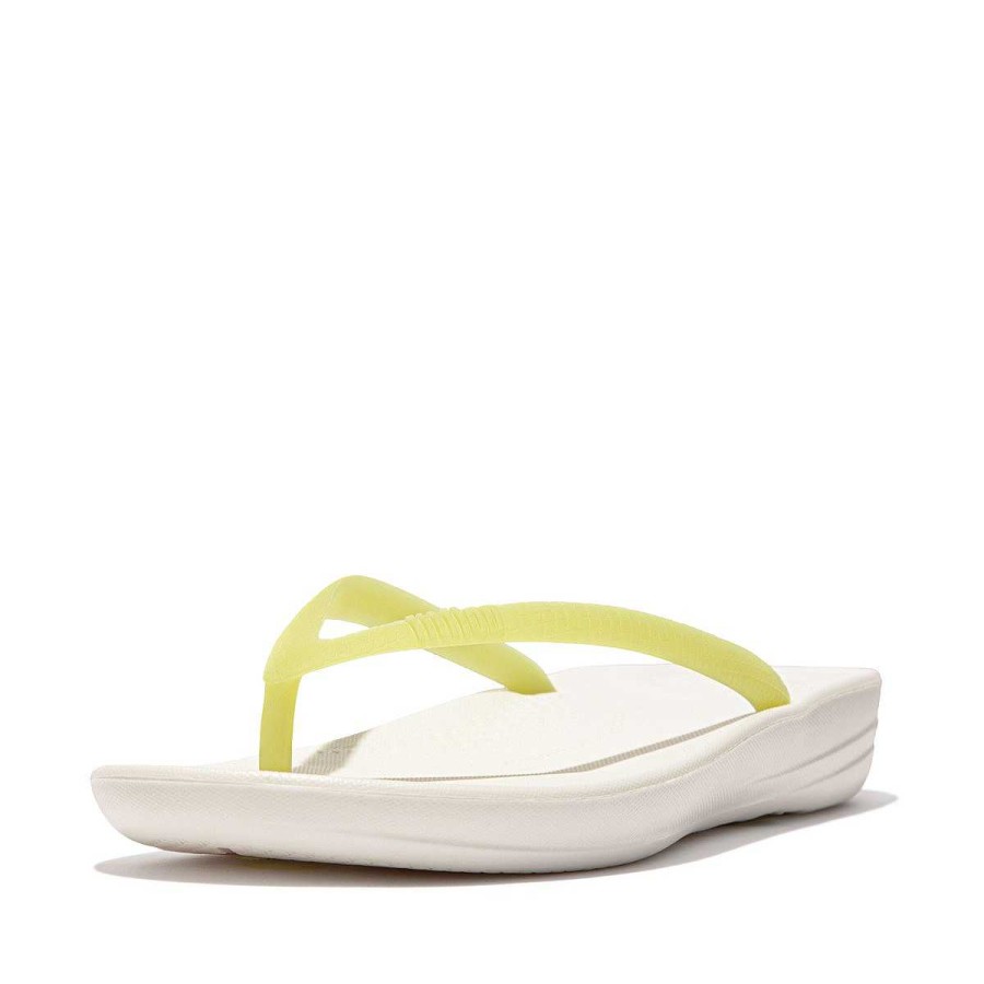 Vrouwen Fitflop Slippers | Iqushion Glow-In-The-Dark Transparante Slippers