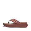 Vrouwen Fitflop Sandalen Met Teenstijl | F-Mode Gehaakte Flatform-Teensandalen