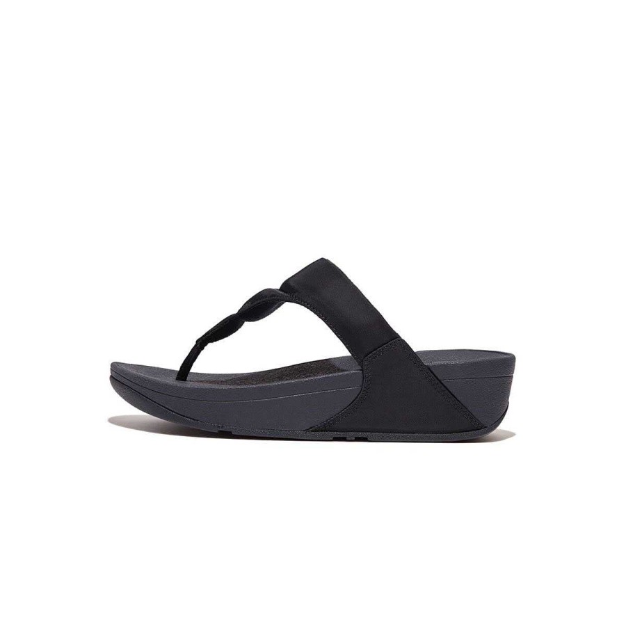 Vrouwen Fitflop Sandalen Met Teenstijl | Lulu Waterbestendige Gewatteerde Stoffen Teensandalen