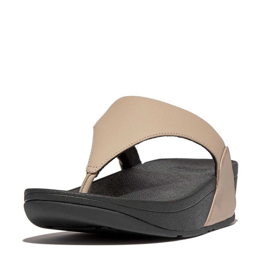 Vrouwen Fitflop Sandalen Met Teenstijl | Lulu Lederen Teensandalen