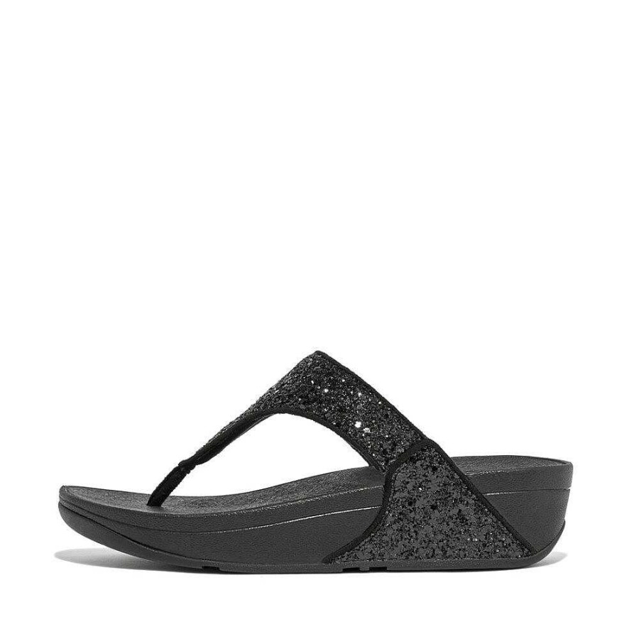 Vrouwen Fitflop Sandalen Met Teenstijl | Lulu Glitter-Teensandalen