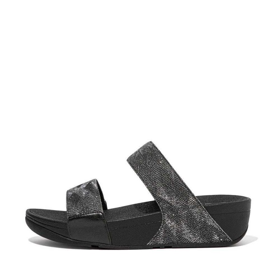 Vrouwen Fitflop Schuif Sandalen | Lulu Glitterdia'S