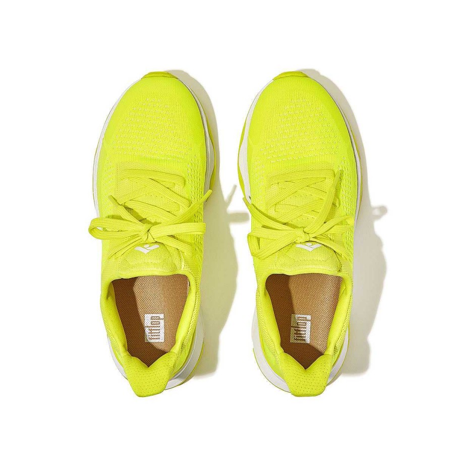 Vrouwen Fitflop Sneakers | Vitamin Ffx Glow-In-The-Dark Gebreide Sportschoenen