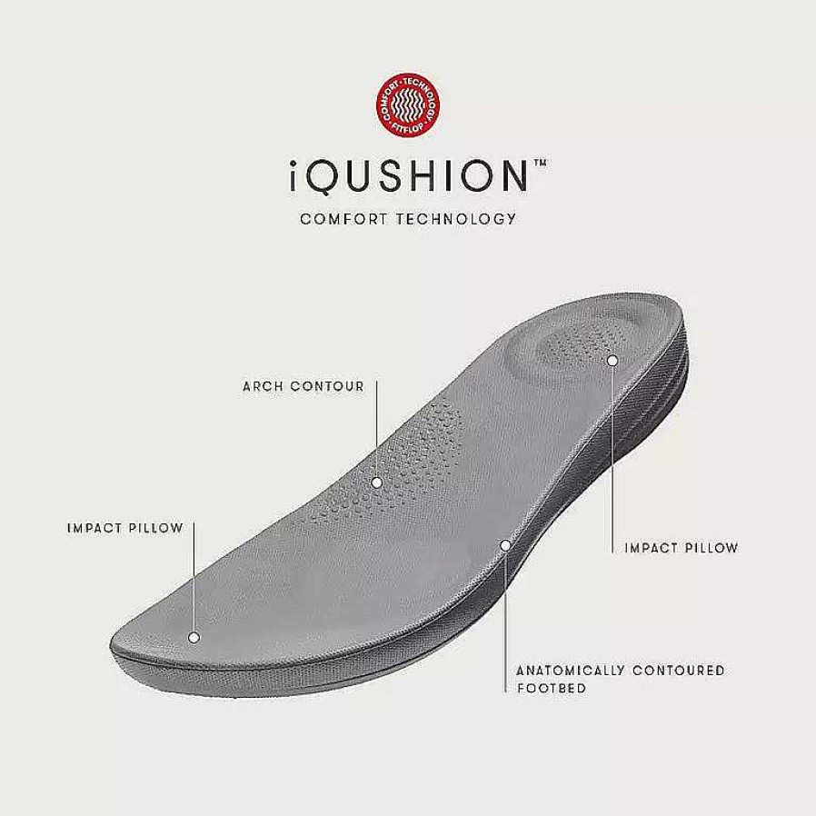 Vrouwen Fitflop Slippers | Iqushion Slippers Met Verstelbare Gesp En Parelmoer