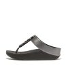 Vrouwen Fitflop Sandalen Met Teenstijl | Halo Metalen Teensandalen Met Kralencirkel