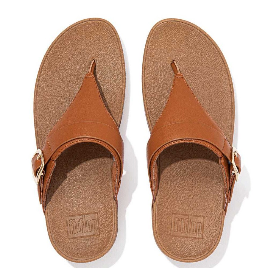 Vrouwen Fitflop Sandalen Met Teenstijl | Lulu Verstelbare Lederen Teensandalen