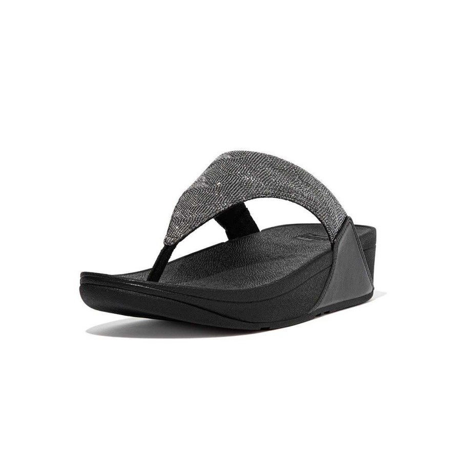 Vrouwen Fitflop Sandalen Met Teenstijl | Lulu Glitter-Teensandalen