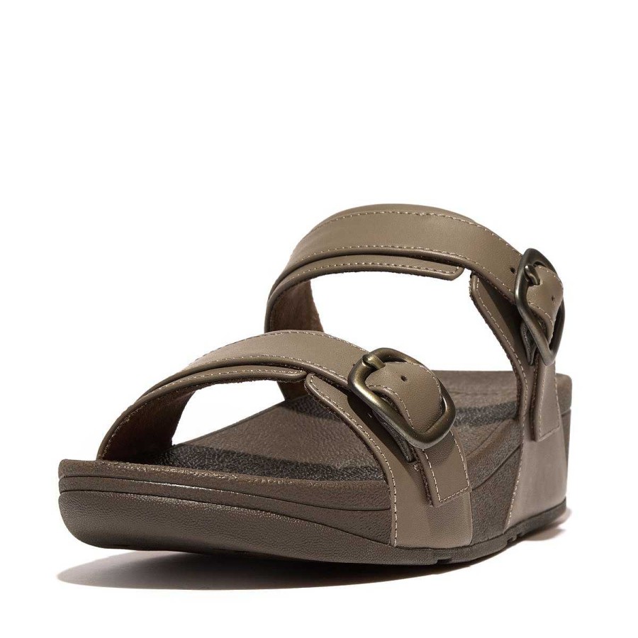 Vrouwen Fitflop Schuif Sandalen | Lulu Verstelbare Leren Slippers