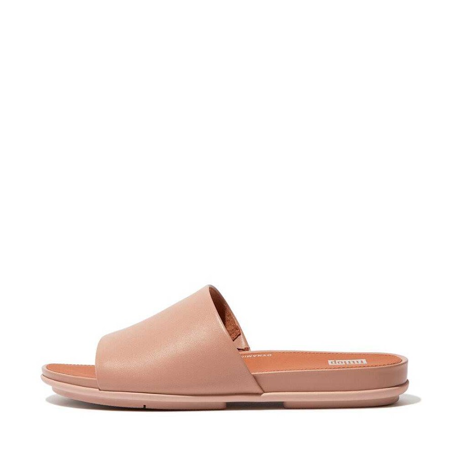 Vrouwen Fitflop Schuif Sandalen | Gracie Leren Slippers