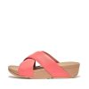 Vrouwen Fitflop Schuif Sandalen | Lulu Lederen Kruisslipsandalen