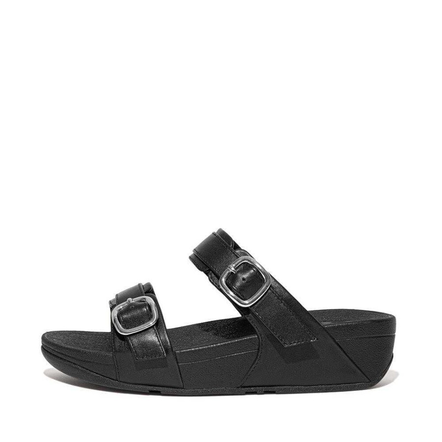 Vrouwen Fitflop Schuif Sandalen | Lulu Verstelbare Leren Slippers