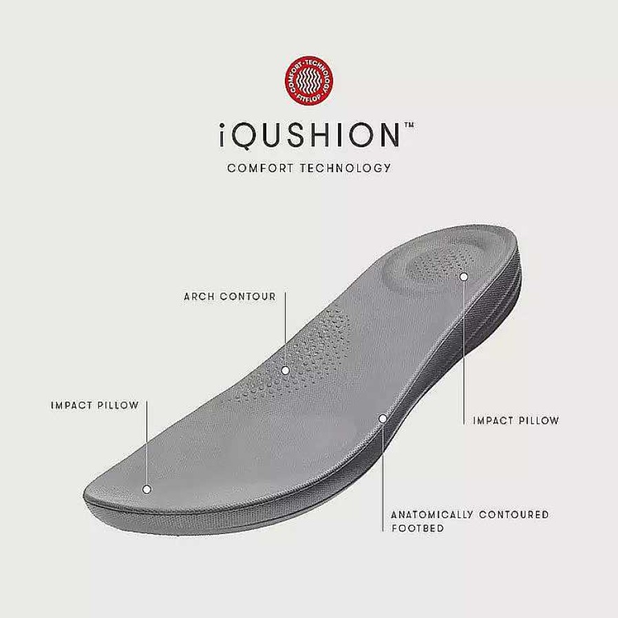 Vrouwen Fitflop Slippers | Iqushion Slippers Met Verstelbare Gesp En Parelmoer