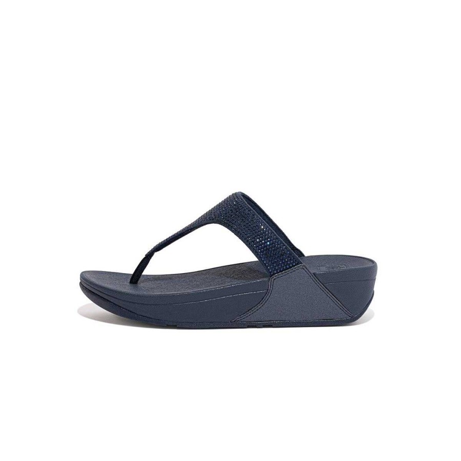 Vrouwen Fitflop Sandalen Met Teenstijl | Lulu Met Kristallen Verfraaide Teensandalen