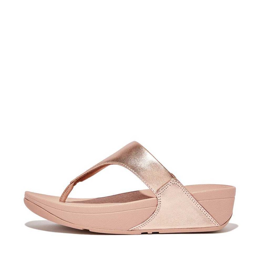 Vrouwen Fitflop Sandalen Met Teenstijl | Lulu Lederen Teensandalen