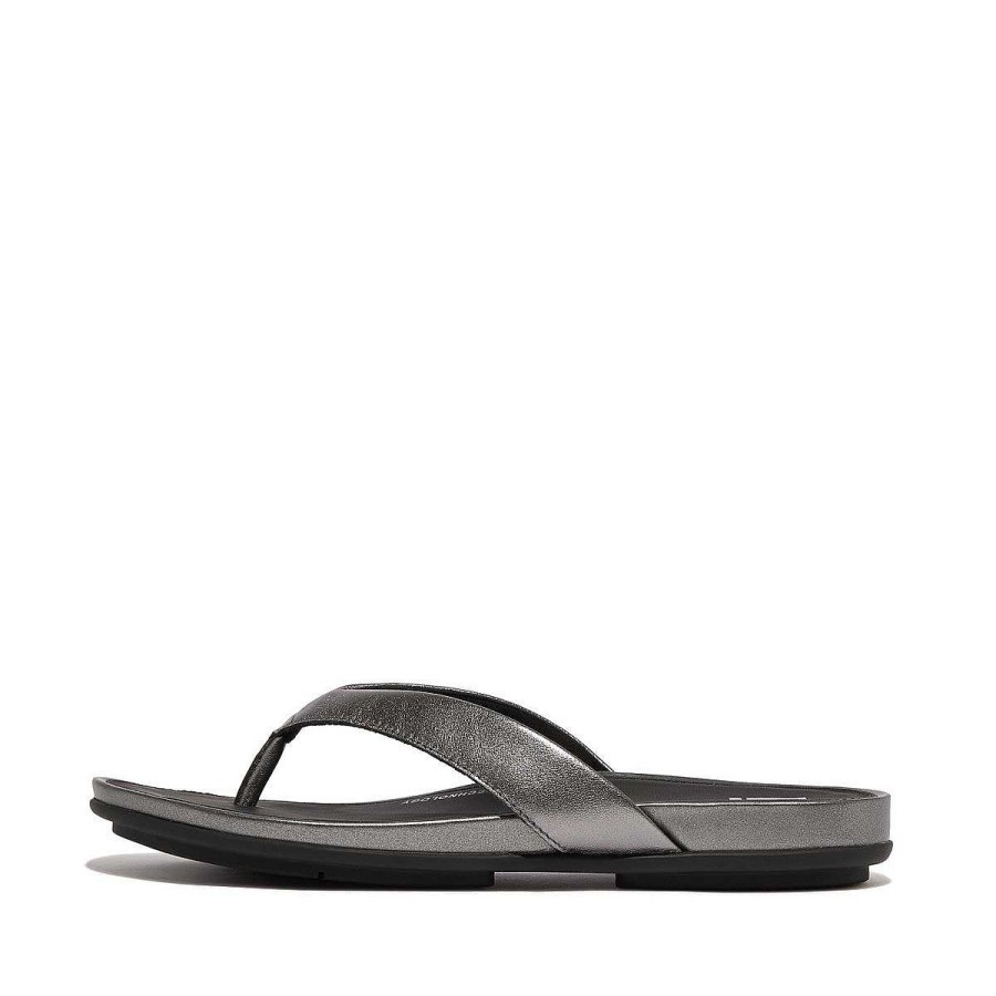 Vrouwen Fitflop Slippers | Gracie Leren Slippers